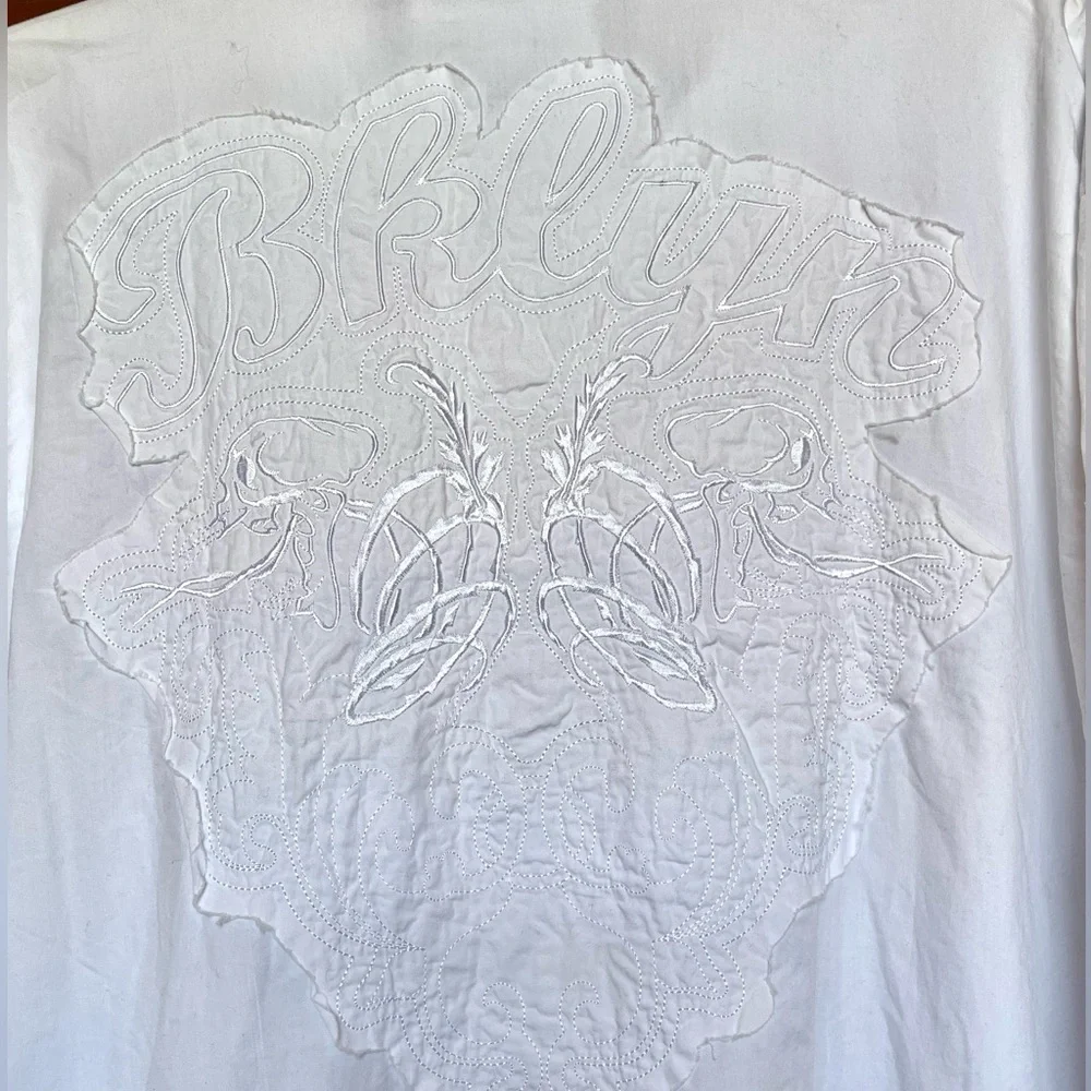 Brooklyn Xpress Mens Long Sleeve White Button Down. Sz XXL. NWT. - Picture 3 of 6